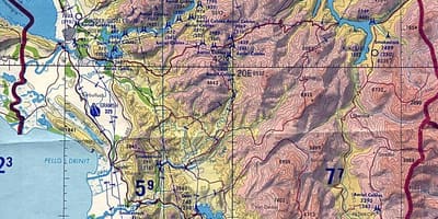 Kort af landslaginu Albaníu